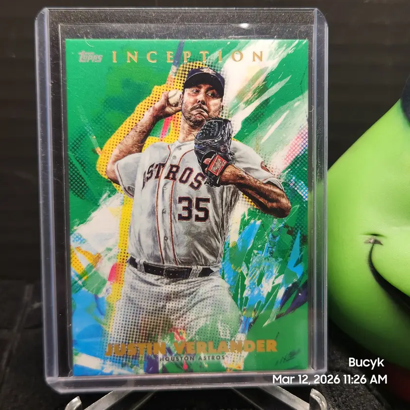 2020 Topps Inception Green - Justin Verlander Houston Astros