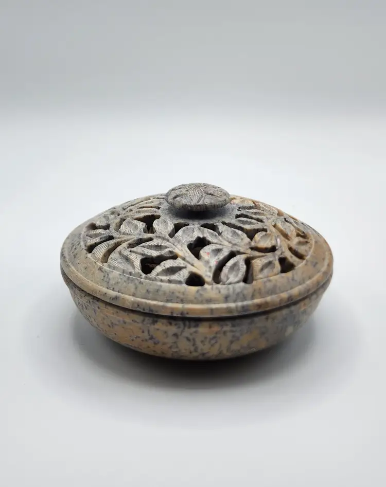 Lidded Incense Burner Trinket