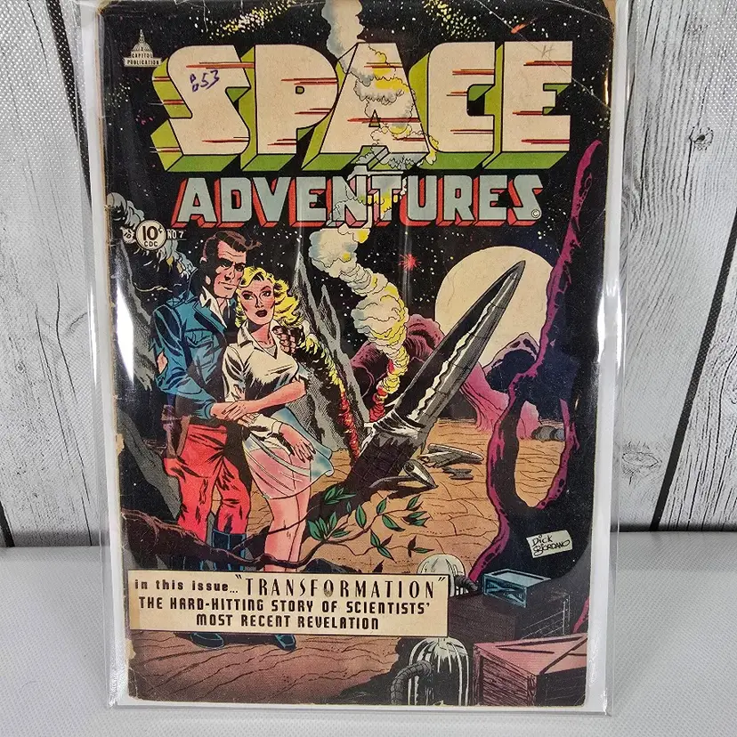 Space Adventures #7 1953-Sex change-Transformation story- Transgender PRIDE