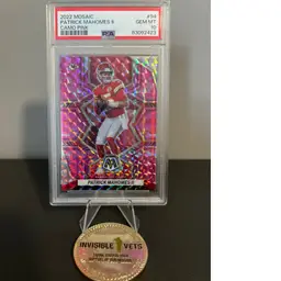 PATRICK MAHOMES 2022 MOSAIC PINK CAMO PSA 10