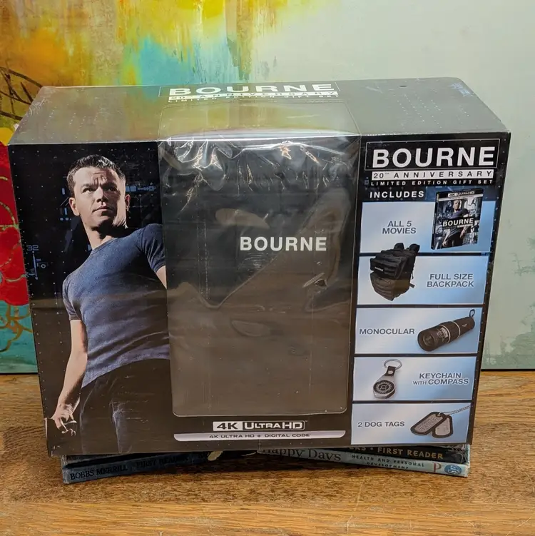 The Bourne Complete DVD Collection - 20th Anniversary Limited Edition (4K+Digital) NEW