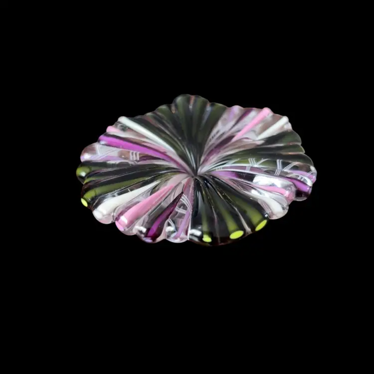 Art Glass Flower Magnet
