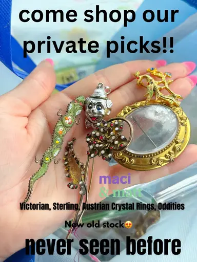 Victorian.. Sterling.. Austrian Crystal🥰