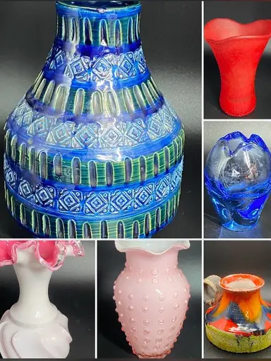 Kosta Boda, Bitossi, Fenton, Raku & More