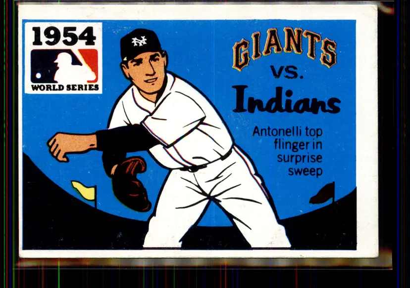 Johnny Antonelli 1968 Fleer World Series #52 - New York Giants/Cleveland Indians - (pk2-114)