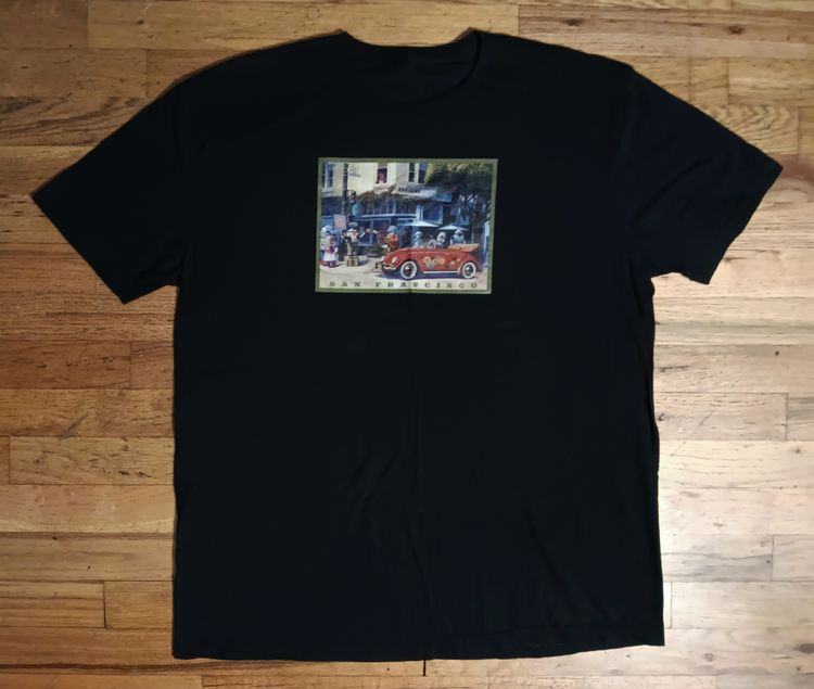 Haight Ashbury Robots and Donuts San Francisco t-shirt Jetsons Lost in Space