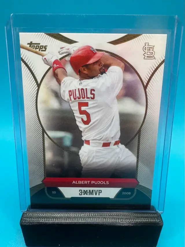 Albert Pujols Topps Welcome To The Club 3X MVP St. Louis Cardinals