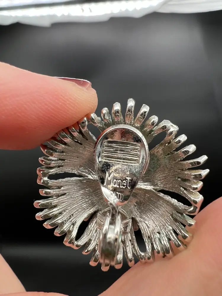 Monet Starburst Cordelia Clip On Earrings