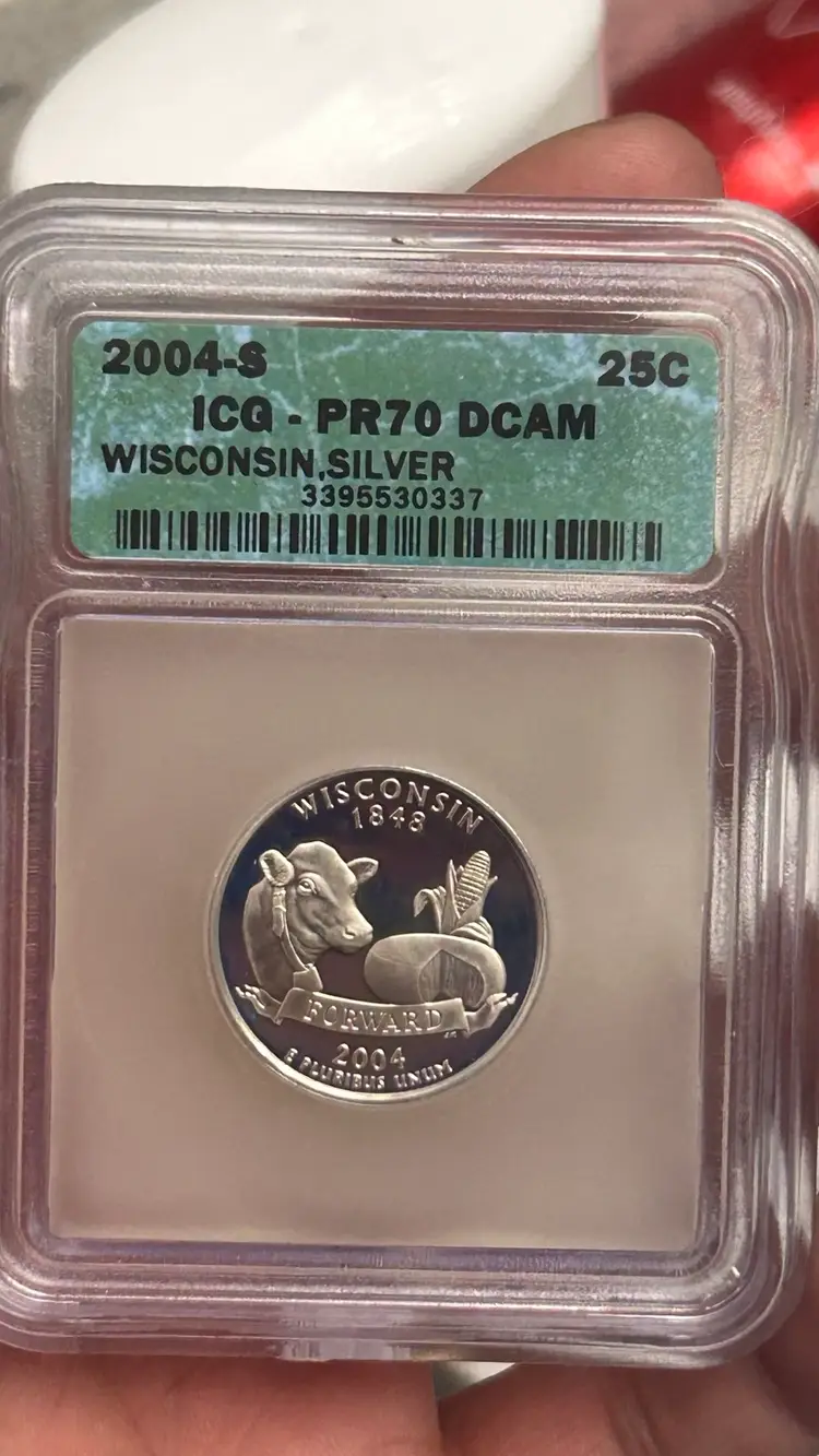 2003 S Wisconsin silver Quarter 