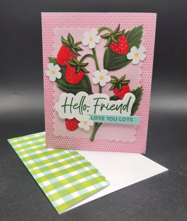 Strawberry Greeting Card