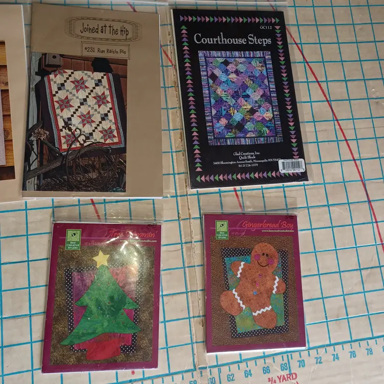 Lot of 16 Quilt & Sewing Patterns Packets Various Artists & Styles Hobby