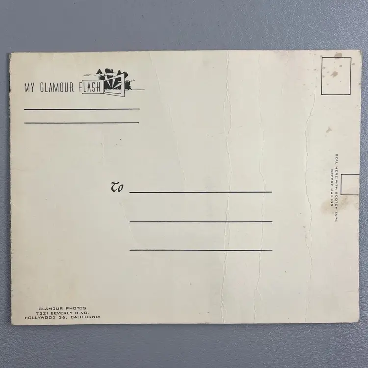 Vintage Photo Two Women Tom Breneman's Breakfast In Hollywood Paper Frame