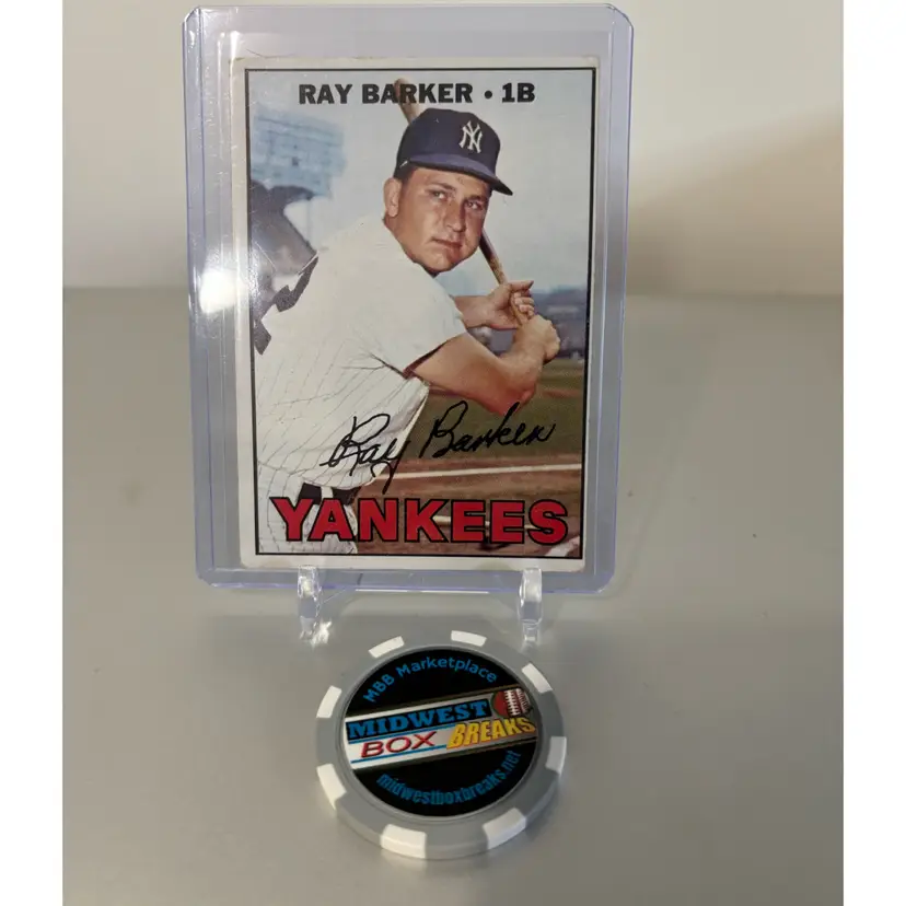 Ray Barker - 1967 Topps - New York Yankees