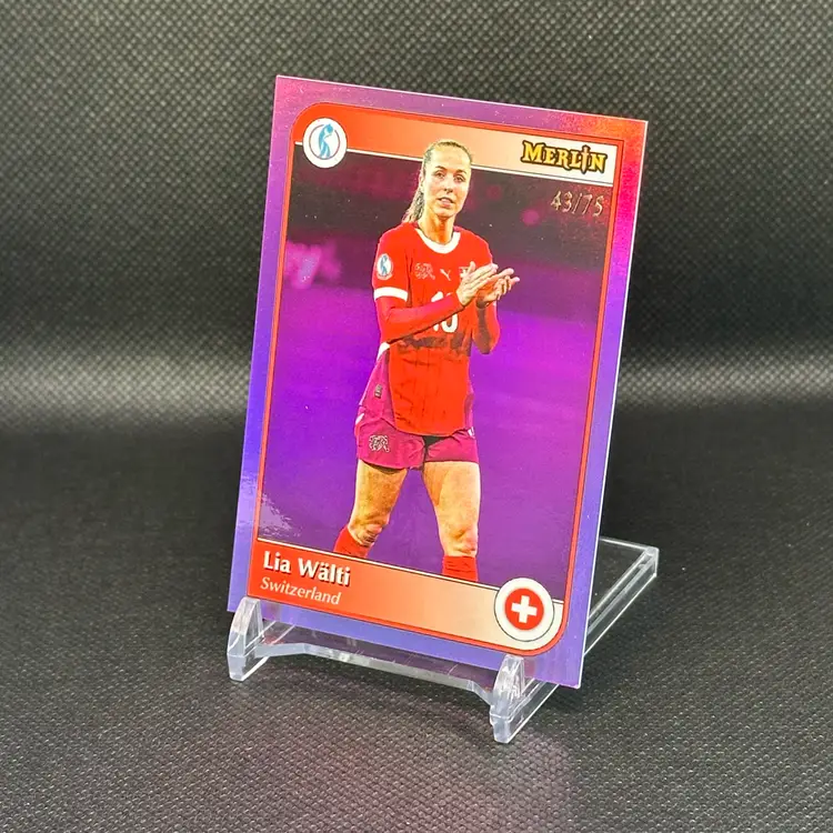 Lia Walti Eurostars /75 2025 Topps Merlin Euros - Switzerland