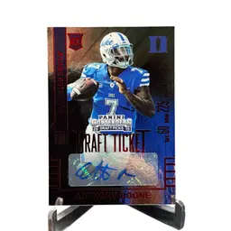 ANTHONY BOONE 2015 PANINI CONTENDERS RED DRAFT ROOKIE AUTO RC DUKE DETROIT LIONS