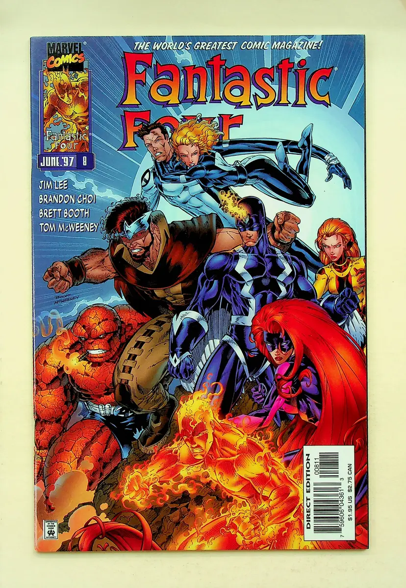 Fantastic Four #8 (Jun 1997, Marvel) - Near Mint