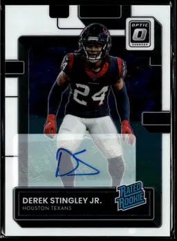 2022 Donruss Optic Football DEREK STINGLEY JR. RC Rookie Auto /150 SP #244 TEXANS