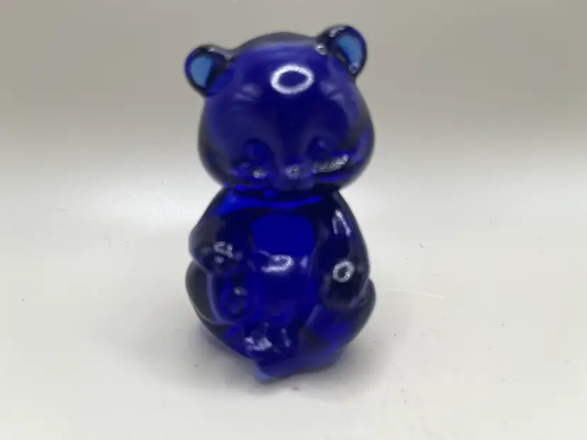 Fenton Cobalt Baby Bear