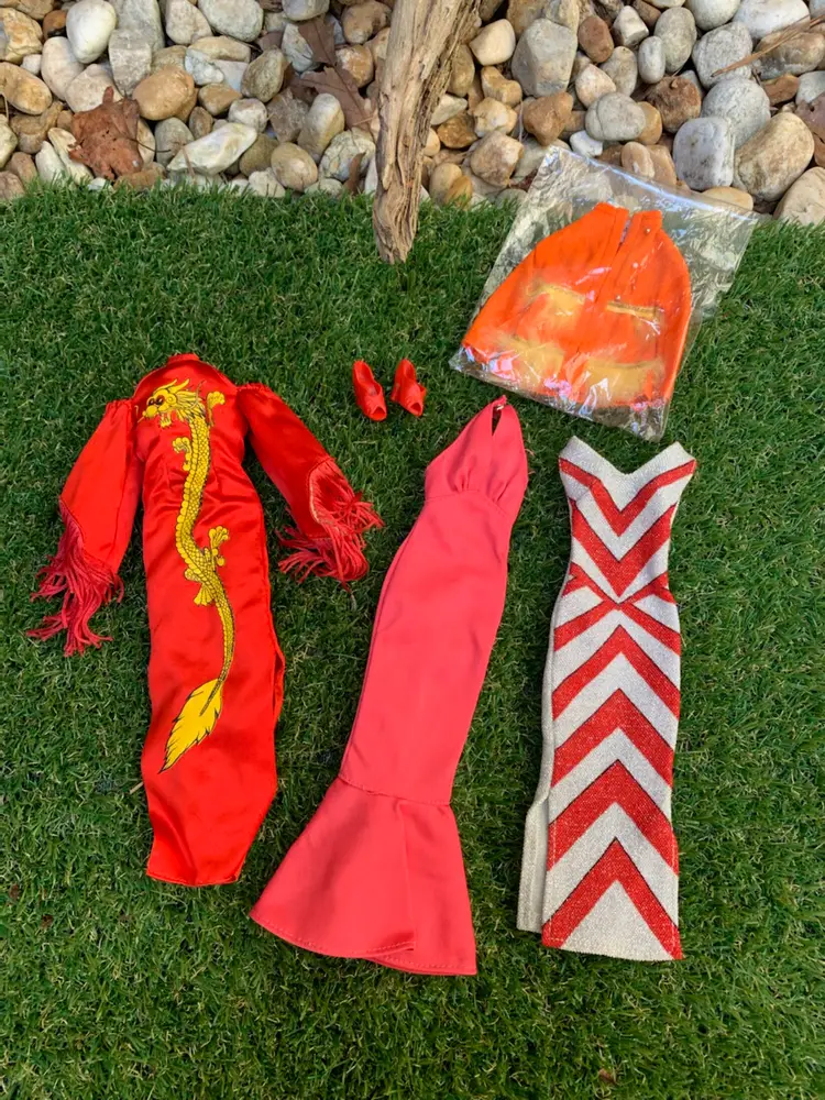 Lot Of 1974 Vintage Mego Clothes For Cher Doll