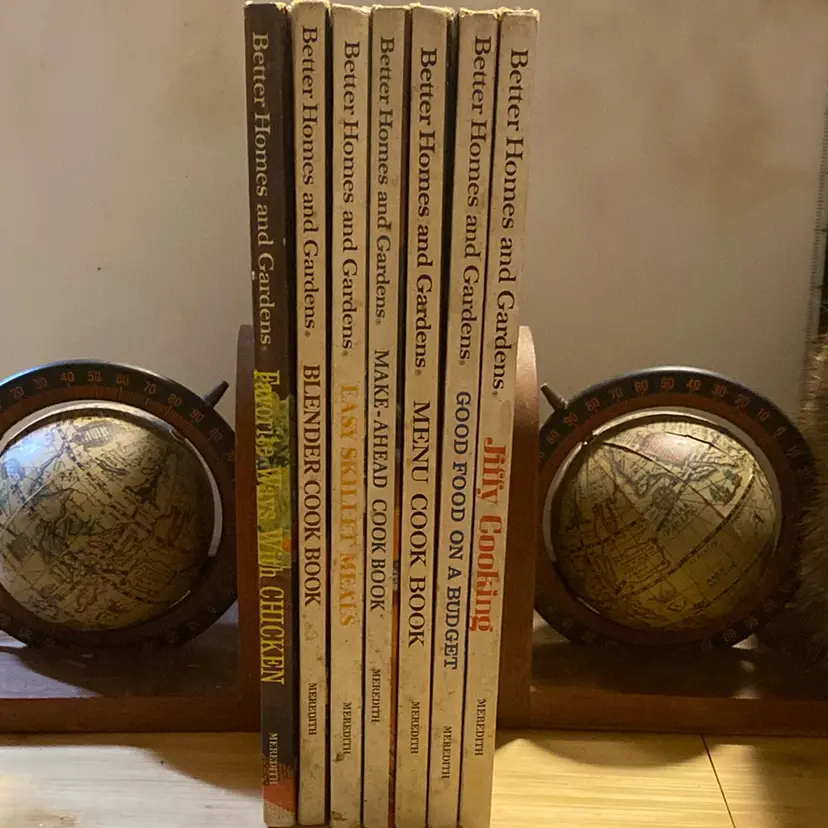 Set Of 7 Better Homes And Gardens Cookbooks Meredith Publishing 1972