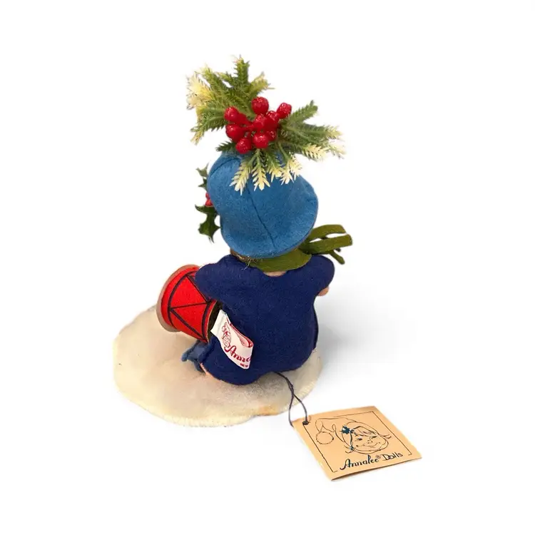 Vintage Plush And Felt Drummer Boy Annalee Figurine