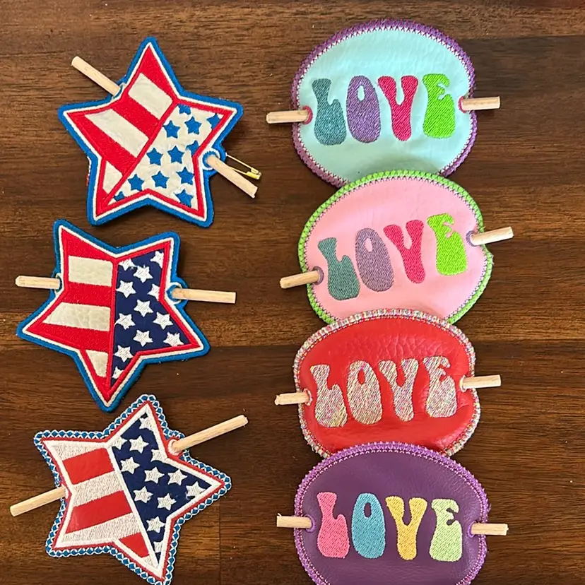 #06 - Stars And Stripes Handmade Hair Accessories