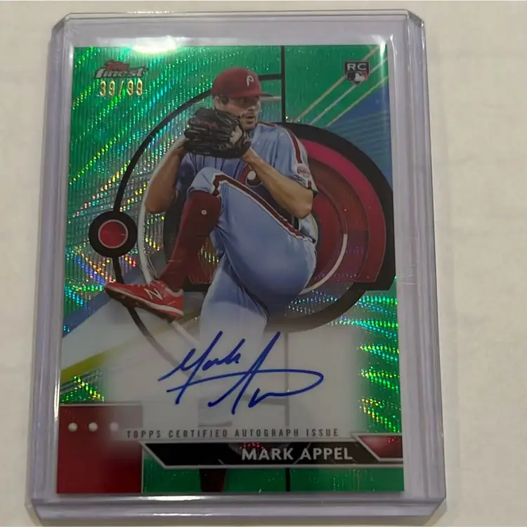 2023 Topps Finest Mark Appel Green Auto /99