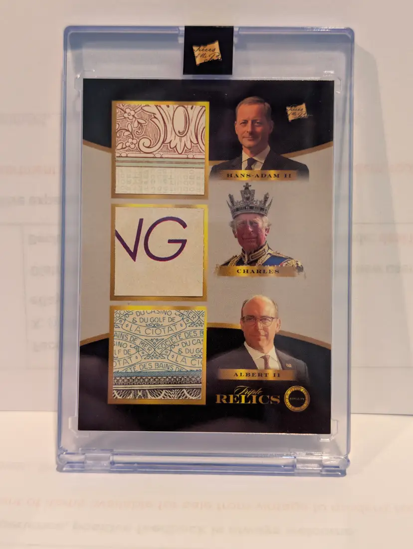 2025 Pieces of the Past Royalty Edition #888 Hans-Adam II / Charles / Albert II -