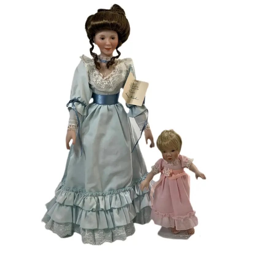 Precious Memories Motherhood Dolls Reco Sandra Kuck Loving Steps Baby 1990 Vintage