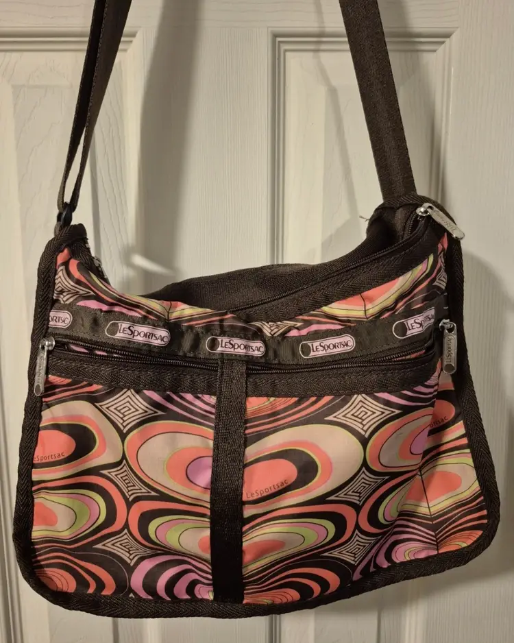 LeSportsac Classic Hobo bag "Radiant Reflections" print 13"x9"