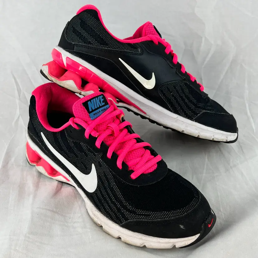 Nike Reax Run 9 Pink Black Runners Women's 7.5