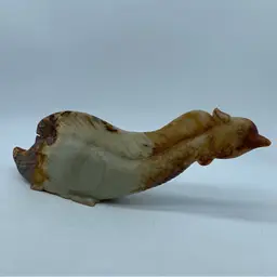 #5115 Carved stone bird figurine, likely jade, East Asian origin