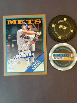 2023 Topps Series 1 1988 Insert David Wright Auto Gold #’d 50/50
New York Mets