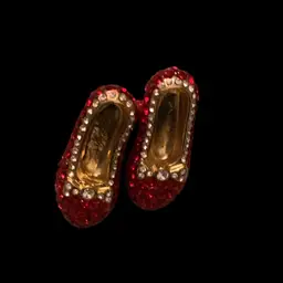 Wizard Of Oz Dorothy’s Red Shoes There Is No Place Like Home Brooch