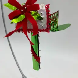 Handmade By Me Sequin & Bead Ornament