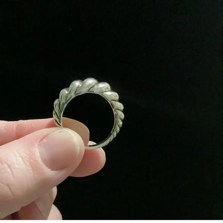 Gorgeous 925 Sterling Carolyn Pollack Relios  Bubble Wave / Dome Ring. Been Tested. Signed C 925 On One Side Of Ring . And The Other Side Signed P. As Shown In Pictures. Very Beautiful Ring .