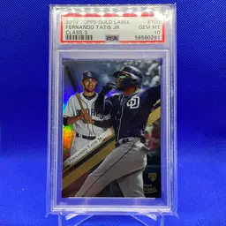 2019 Topps Gold Label Fernando Tatis Jr Class 3 RC PSA 10 GEM MINT San Diego Padres