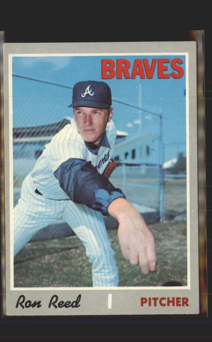 Ron Reed 1970 Topps #546 - (pk6) - Atlanta Braves