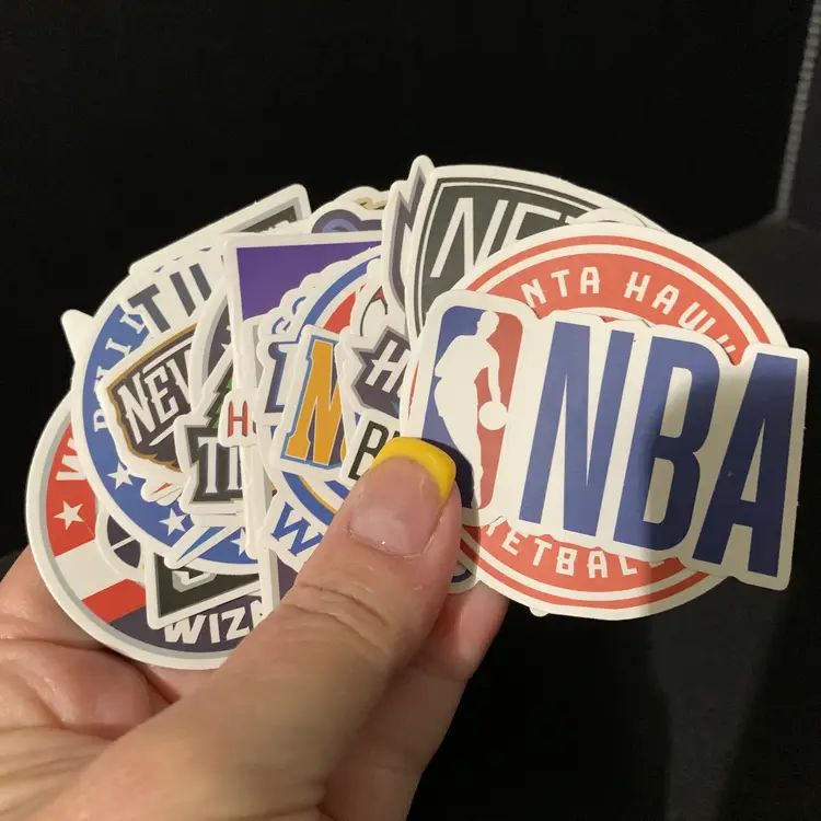 32-NBA Team Stickers