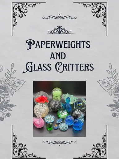 Low Starts On Glass Paperweights And Animals!