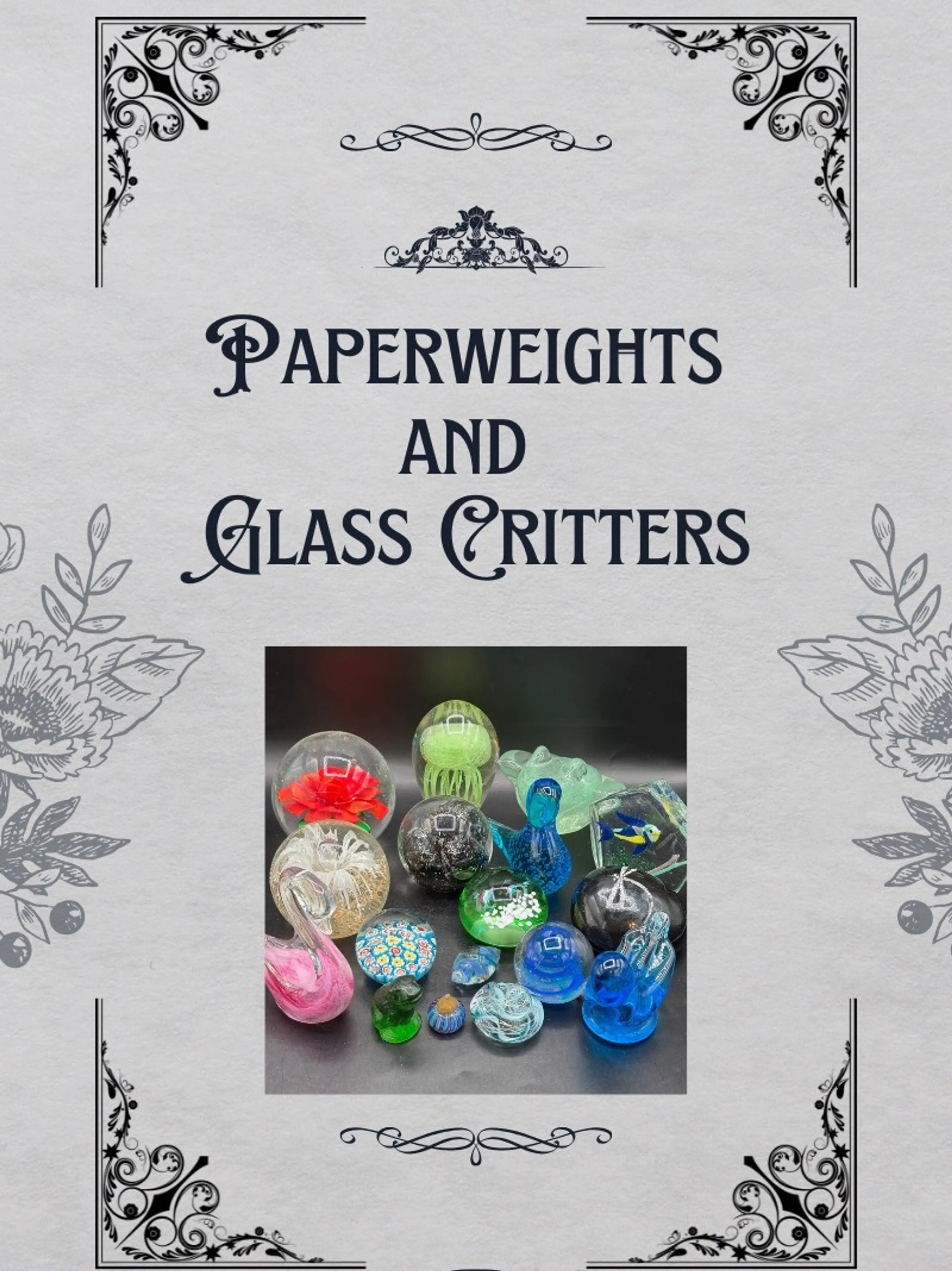 Low Starts On Glass Paperweights And Animals!