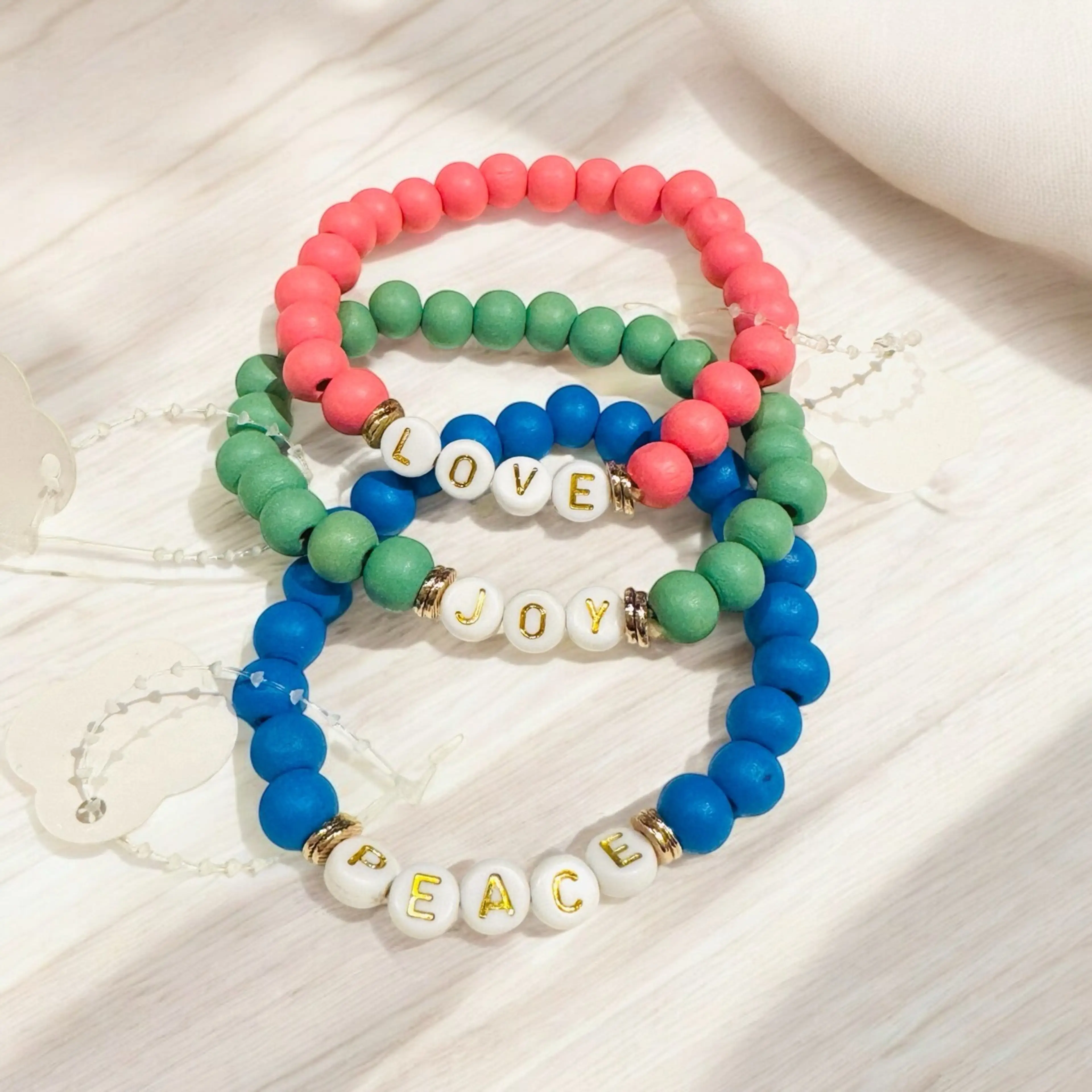 Three Stretch Bracelets
