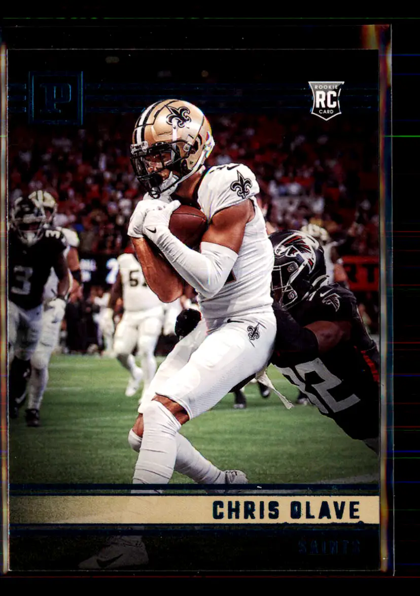 Chris Olave 2022 Panini Chronicles Teal Panini #PA-8 - (113) - New Orleans Saints