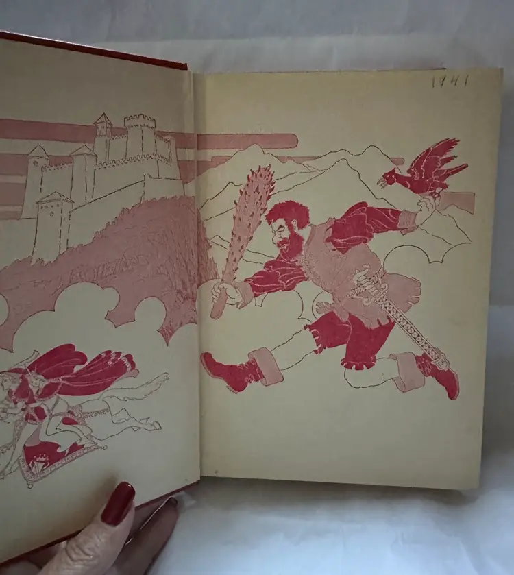 The Red Fairy Book by Andrew Lang 1930 Illustrated