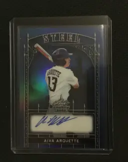 2024 Leaf Trinity Aiva Arquette Blue Steel Auto 9/10