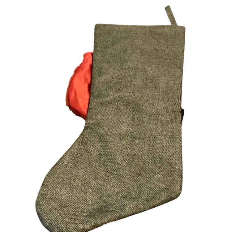 Plush Fox Christmas Stocking