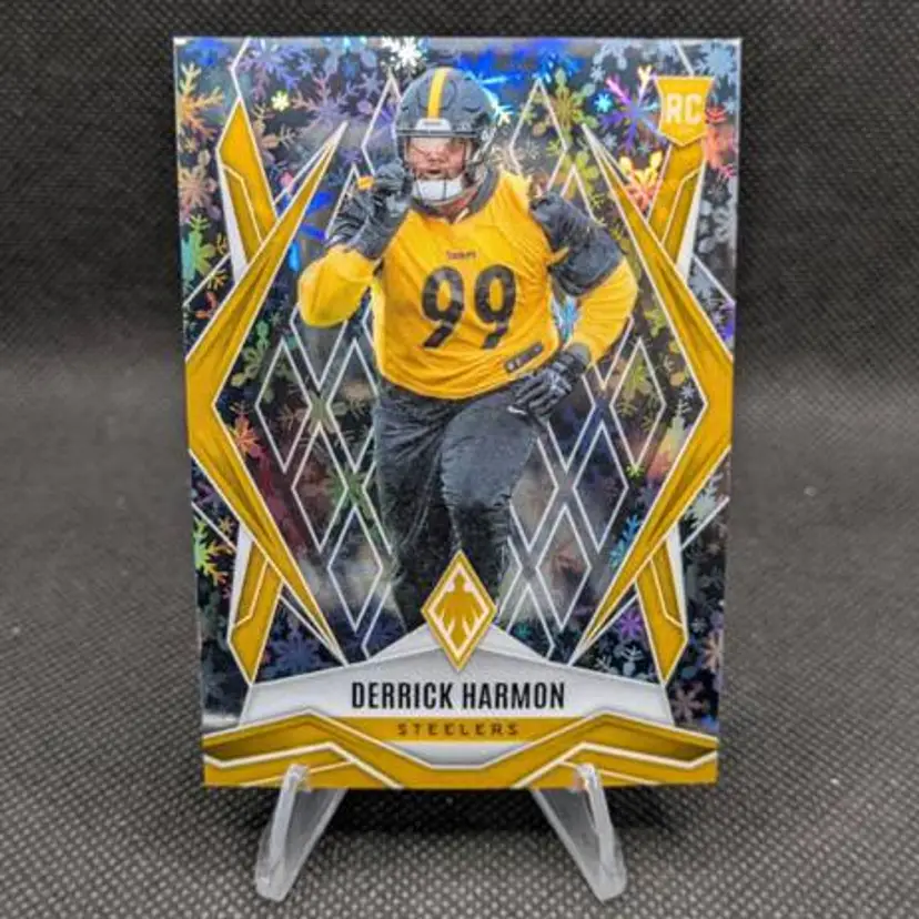 Derrick Harmon 2025 Panini Phoenix Winter Parallel Rookie RC #241 - Pittsburgh Steelers