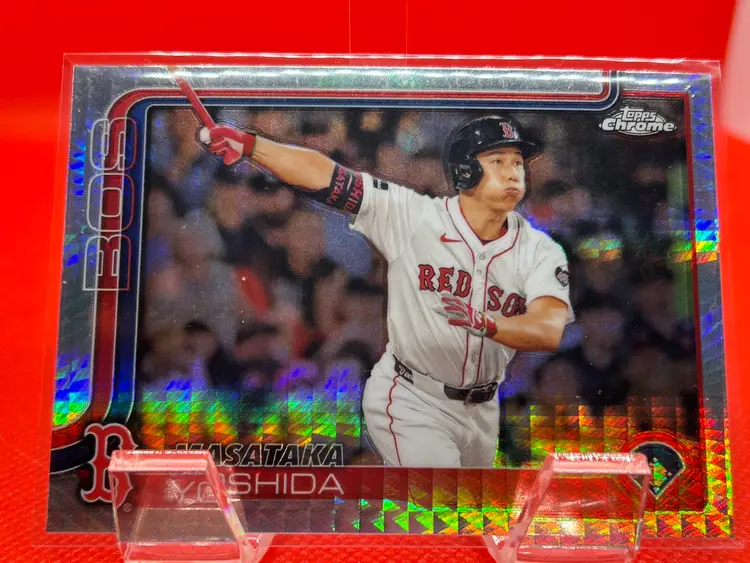 Masataka Yoshida - 2025 Topps Chrome Prism Refractor Boston Red Sox