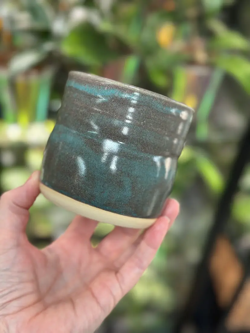 #02 Handmade pot, no drainage 3.5 inch