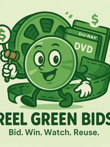 Reel Green Bids! DVD & Blue Ray Show. Fill Any Gaps In Your Movie Collection. 